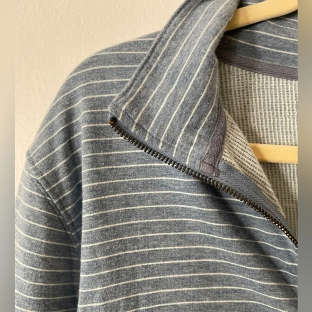 Banana Republic Striped‎ Blue full Zip Sweatshirt